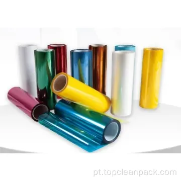 Filme de bopet azul antiestático biaxial